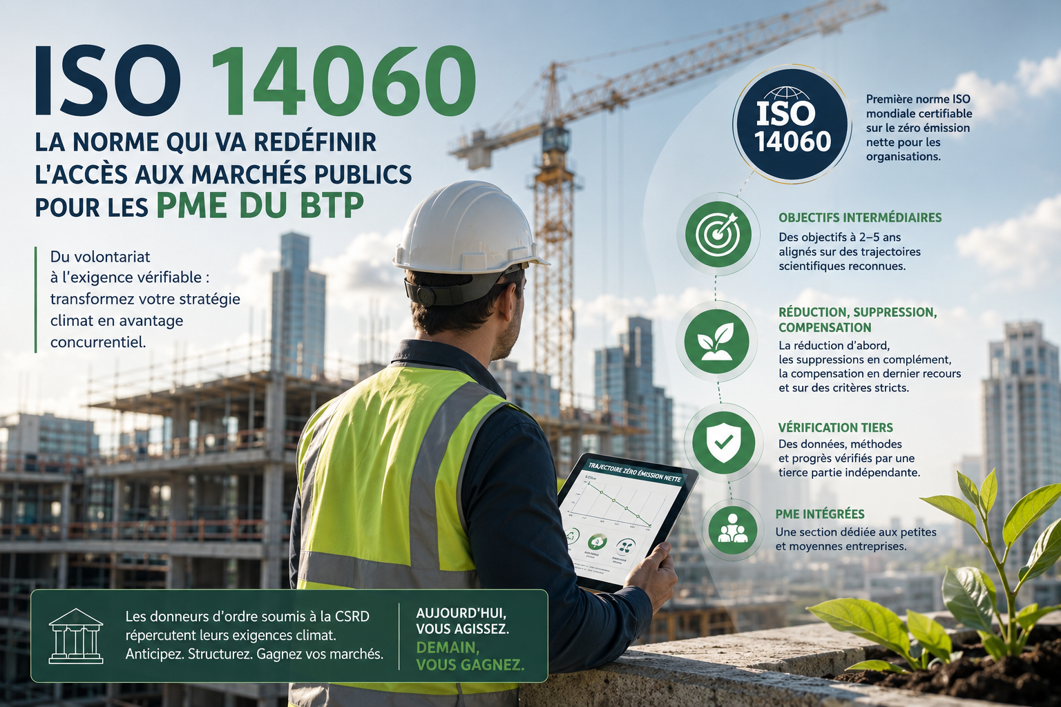 ISO 14060 : la norme qui va redéfinir l'accès aux marchés publics pour les PME du BTP